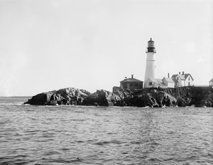 Phare de Portland Head, Portland, Maine, vers 1900-10 - Detroit Publishing Co.