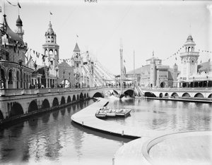 Shoot the Chutes, Lune Park, Coney Island - Detroit Publishing Co.