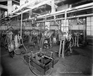Salle de test, Leland & Faulconer Manufacturing Company, Detroit - Detroit Publishing Co.