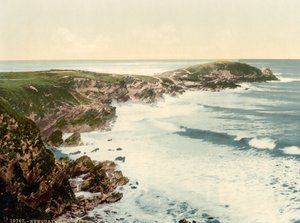 Towan Head, Newquay, Cornouailles, Angleterre