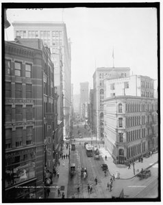Wood St. depuis Liberty Avenue, Pittsburgh, Pa. - Detroit Publishing Co.