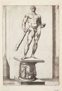 Hercule avec les pommes dorées des Hespérides