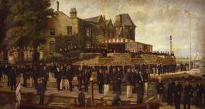 Portrait composite des membres du Royal Yacht Squadron, 1895