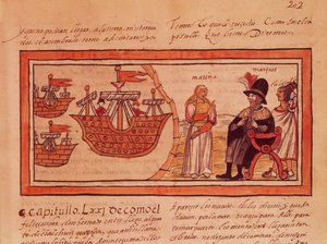 La princesse indienne Malinche ou Dona Marina, maîtresse d