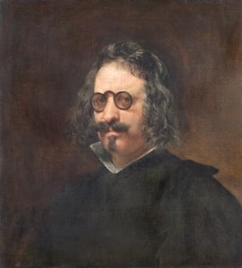 Francisco Gomez de Quevedo y Villegas - Diego Rodriguez de Silva (studio of) Velazquez