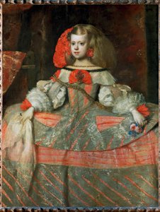 Infante Margarita Teresa (peinture sur toile) - Diego Rodriguez de Silva y Velazquez