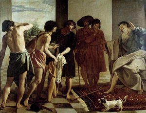 Jacob reçoit la tunique de Joseph - Diego Rodriguez de Silva y Velazquez