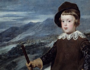 Portrait en tenue de chasse du prince Baltasar Carlos d