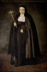 Portrait de Mère Jeronima de la Fuente - Diego Rodriguez de Silva y Velazquez