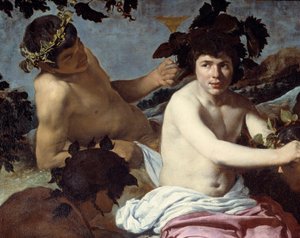 Le triomphe de Bacchus ou Les ivrognes (détail)