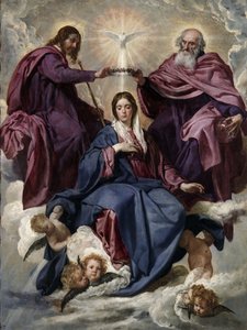 Le Couronnement de la Vierge, 1635-1636 - Diego Velázquez