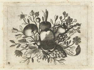 Feston de fruits
Fruchtenbuchlein zum Reisen dienlich (titre de la série) - Dietrich Krüger (attributed to)