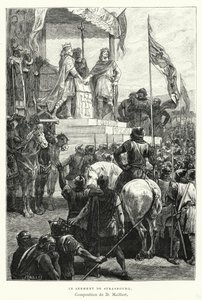Le Serment De Strasbourg (gravure) - Diogene Ulysse Napoleon Maillart