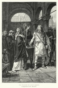 Les Éloges De Saint Martin (gravure) - Diogene Ulysse Napoleon Maillart