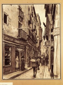 La rue Tapineria, Barcelone - Dionisio Baixeras Verdaguer