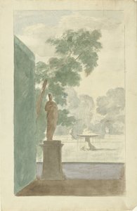 Conception pour une décoration murale dans un hall : Vue d