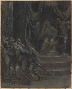 Pilate se lavant les mains alors que le Christ est emmené - Dirck Barendsz