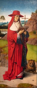 Église paroissiale (Parochiekerk Sint-Pieter). Peinture. Dirk Bouts. Le Martyre de Saint Érasme. Vers 1460-1464. (détail) - Dirck Bouts