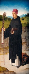 Église paroissiale (Parochiekerk Sint-Pieter). Peinture. Dirk Bouts. Le Martyre de Saint Érasme. Vers 1460-1464. (détail) - Dirck Bouts