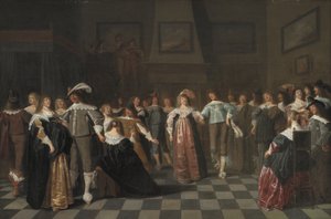Un bal - Dirck Hals