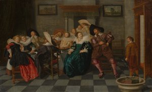 Un banquet - Dirck Hals