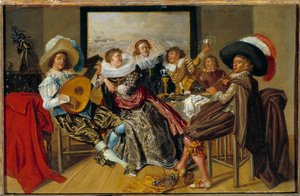 Réunion galante - Dirck Hals