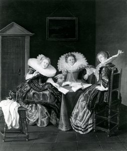 Scène musicale, 1637