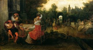 La reine Elizabeth I et le comte de Leicester à Kenilworth