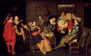 La Joyeuse Compagnie, 17ème siècle - Dirck Hals