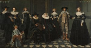 Portrait de la famille de Dirck Bas Jacobsz, bourgmestre d