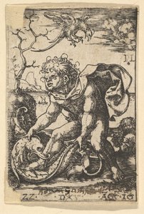 Homme avec un Poisson, 16 août 1522 - Dirck Vellert