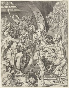 Bespotting van Christus - Dirck Volckertsz. Coornhert (attributed to)