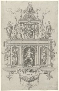 Blason de la chambre de rhétorique de Haarlem De Wijngaertrancken