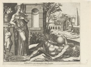 La patience triomphe de la fortune - Dirck Volckertsz. Coornhert (attributed to)