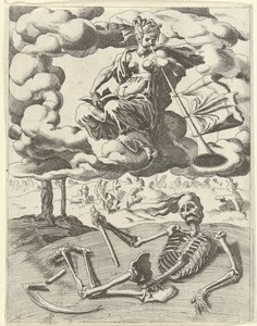 La gloire triomphe de la mort - Dirck Volckertsz. Coornhert (possibly)