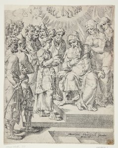 Joseph racontant ses rêves à son père - Dirck Volckertsz. Coornhert