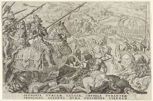 Le siège de Vienne, 1529 (Les victoires de Charles V) - Dirck Volckertsz. Coornhert
