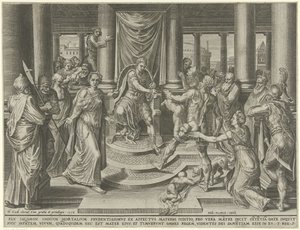 Jugement de Salomon - Dirck Volckertsz. Coornhert
