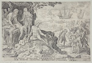 Les troupes impériales apportant la civilisation aux Indiens - Dirck Volckertsz. Coornhert
