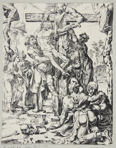 La descente de croix - Dirck Volckertsz. Coornhert