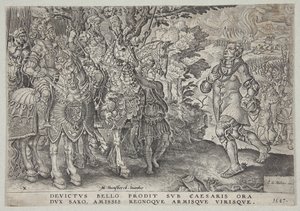 La reddition de Jean Frédéric, Électeur de Saxe, après la bataille de Mühlberg - Dirck Volckertsz. Coornhert