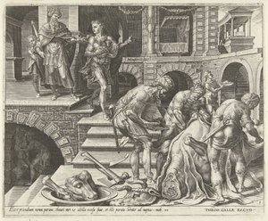 Préparatifs pour la fête de mariage - Dirck Volckertsz. Coornhert