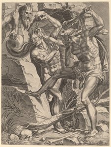Hercule tuant Cacus