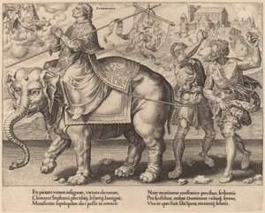 Le Triomphe de Saint Étienne - Dirck Volckertz Coornhert after Maerten van Heemskerck