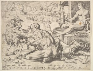 Asher, de la série Les Douze Patriarches, 1550 - Dirck Volkertsen Coornhert