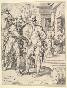 La Parabole du Bon Samaritain, 1549 - Dirck Volkertsen Coornhert