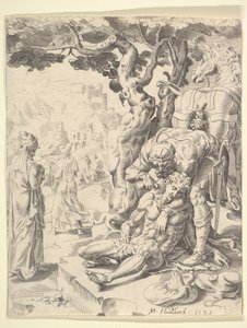 La parabole du bon Samaritain, 1549 - Dirck Volkertsen Coornhert
