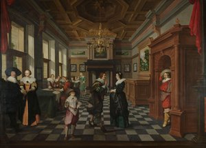 Une séquence décorative en sept parties : Un intérieur, 1630-32