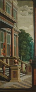 Une séquence décorative en sept parties : un escalier extérieur