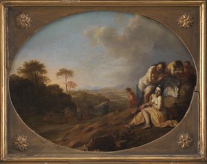 Nymphes dans un paysage - Dirck van der Lisse